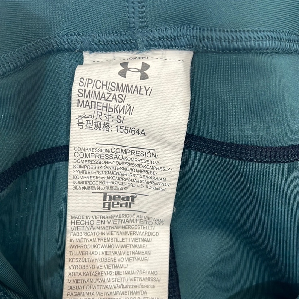 Under Armour Heat Gear Compression Leggings Small - Picture 3 of 3